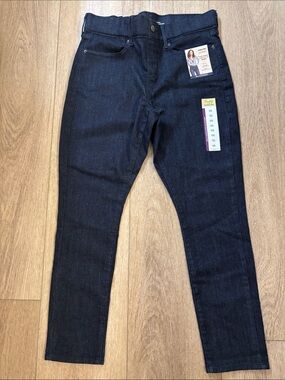 Signature by Levi Strauss Dark Blue Pull-On Skinny Jeans